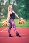 sportowe legginsy dla cheerleaderek