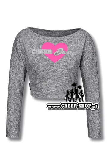 bluzka sportowa dla cheerleaders nietoperz cheer and dance