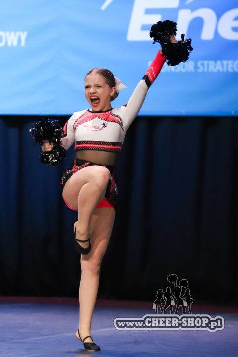 cheer poms, black poms, professional poms, metallic black, pompony dla cheerleaders