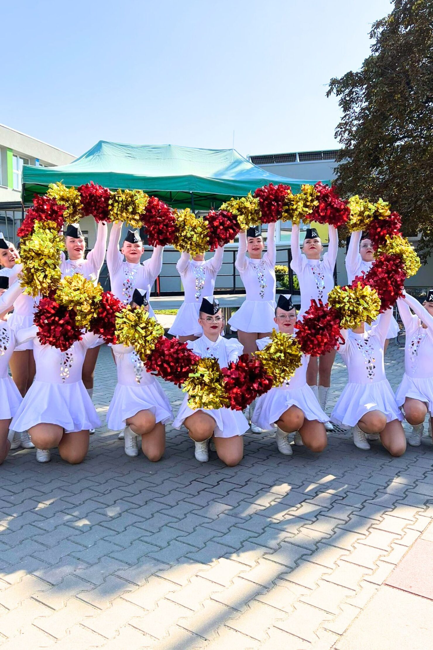 pompony dla mażoretek, sport, majorettes poms, big poms, duże pompony