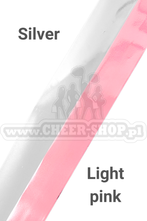 pompon mix metallic silver light pink