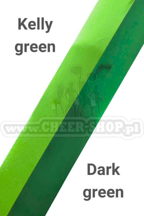 pompon mix metallic kelly green dark green