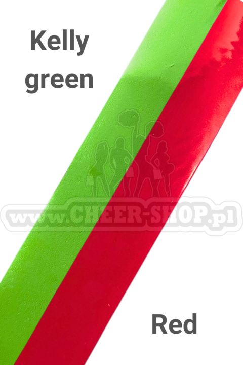 pompon mix metallic kelly green red