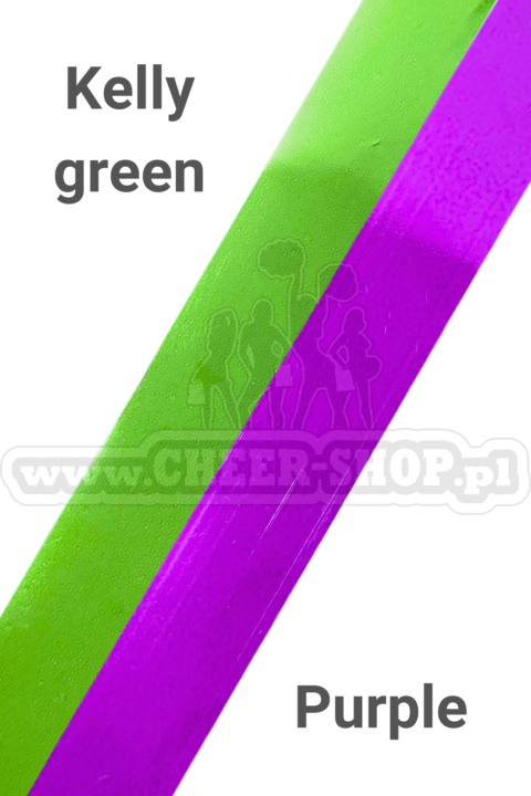 pompon mix metallic kelly green purple