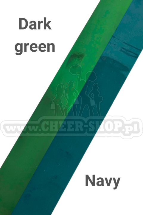 pompon mix metallic dark green navy