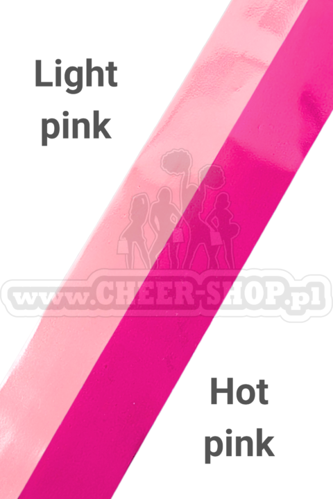 pompon mix metallic light pink hot pink
