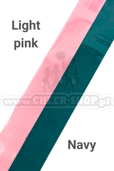 pompon mix metallic light pink navy