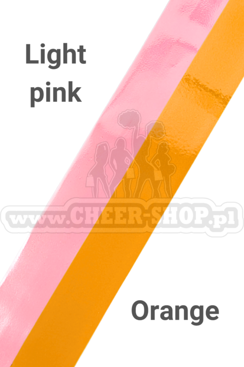 pompon mix metallic light pink orange