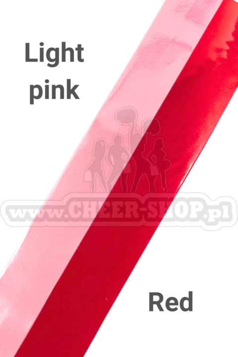 pompon mix metallic light pink red