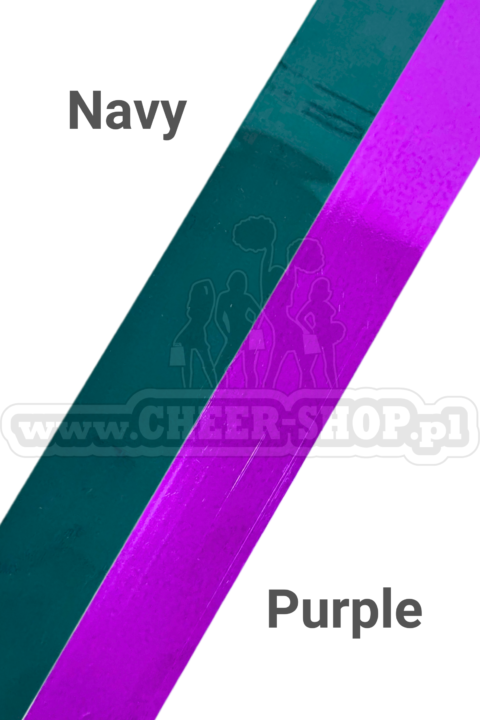 pompon mix metallic navy purple