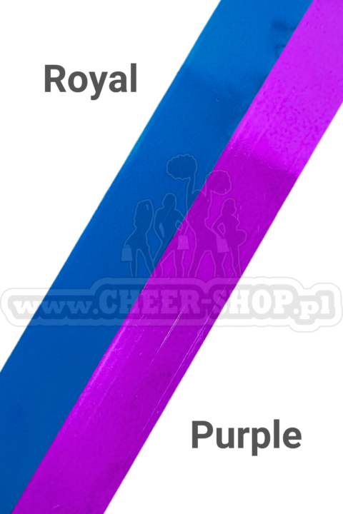 pompon mix metallic royal purple