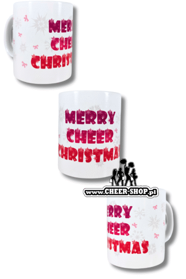Kubek merry cheer christmas, idealny prezent na święta dla cheerleaderki