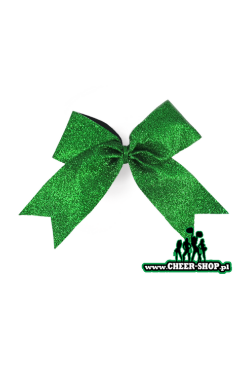 zielona kokarda dla cheerleaderek
