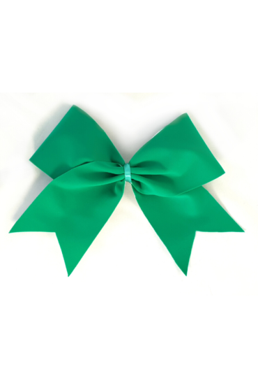 kokarda w zielonym matowym kolorze dla cheerleaderek
