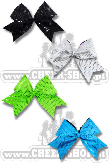 Kokardy z mini cekinami