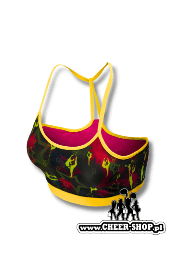 dwustronny top sportowy acro cheer