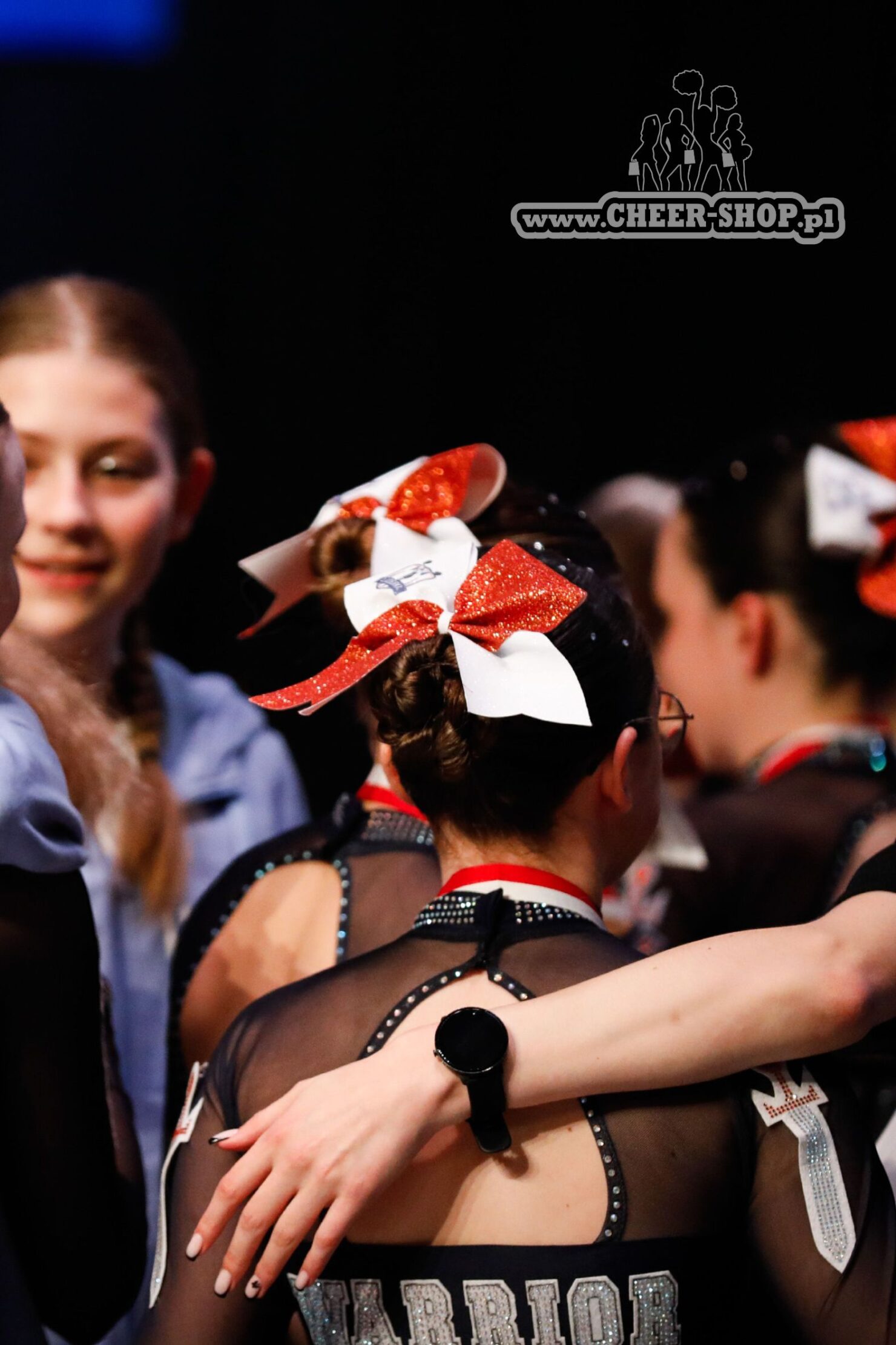 kokarda do włosów z logo twojej drużyny, team bows, your bows