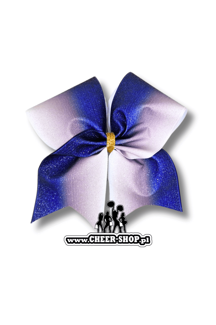 Kokarda trio lustrzane odbicie professional cheer bow, bows for cheerleaders, kokarda dla cheerleaderki