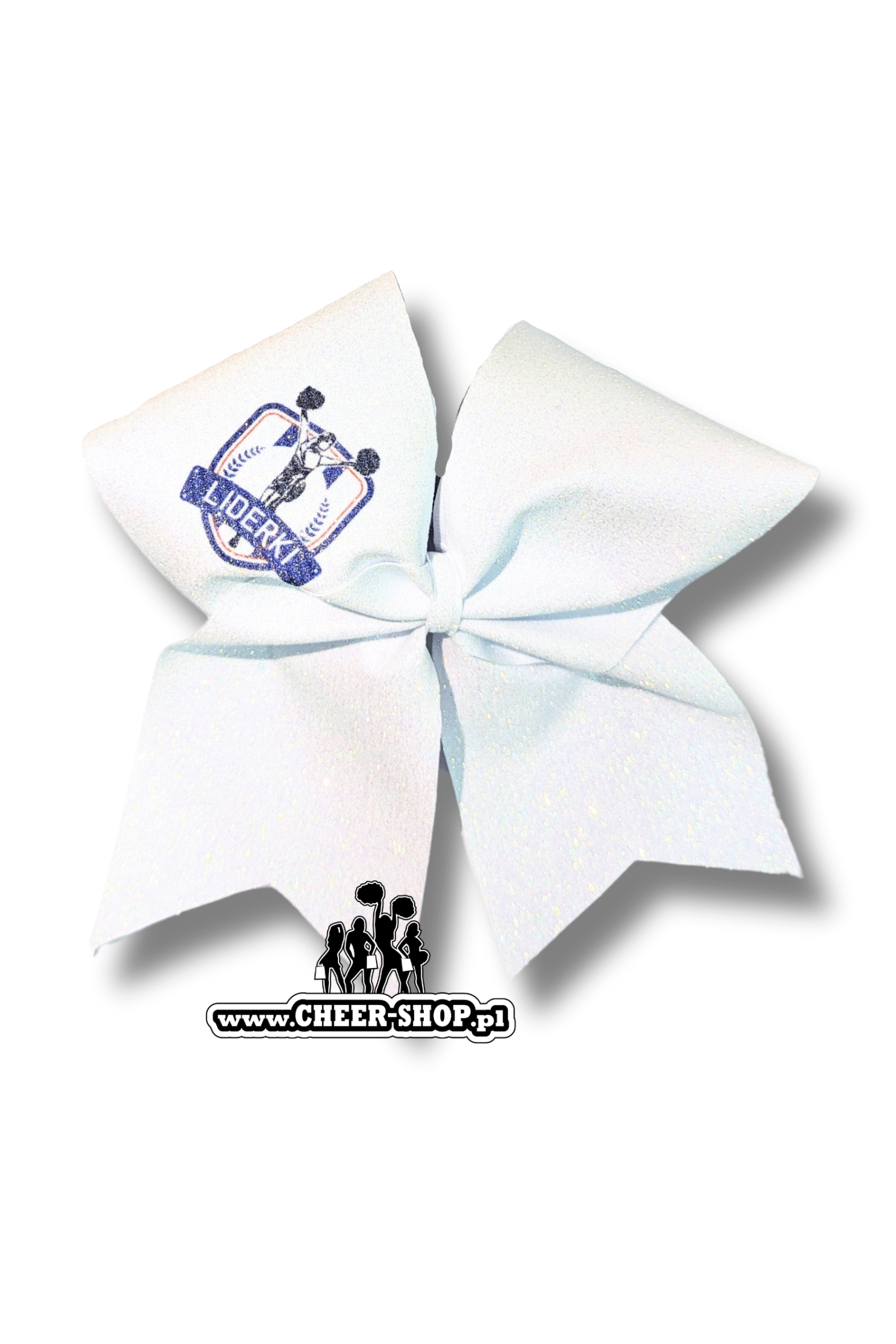Brokatowa kokarda z twoim nadrukiem, personalizowana kokarda, customized bow, yours bow, cheer bow, bow for cheerleaders, professional bow, profesjonalna kokarda dla cheerleaderek 11