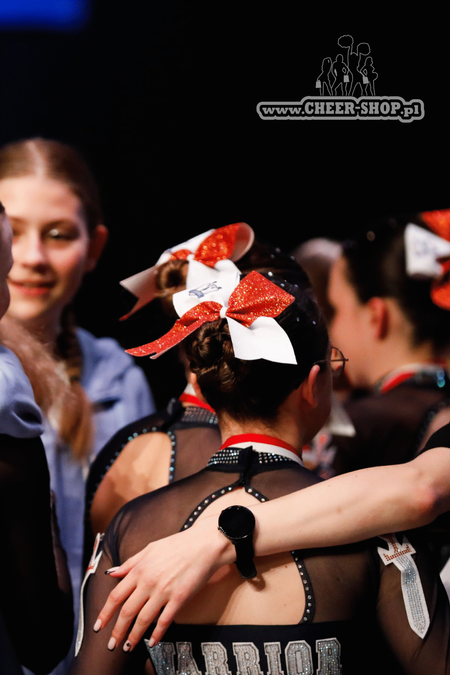 Brokatowa kokarda z twoim nadrukiem, personalizowana kokarda, customized bow, yours bow, cheer bow, bow for cheerleaders, professional bow, profesjonalna kokarda dla cheerleaderek 17