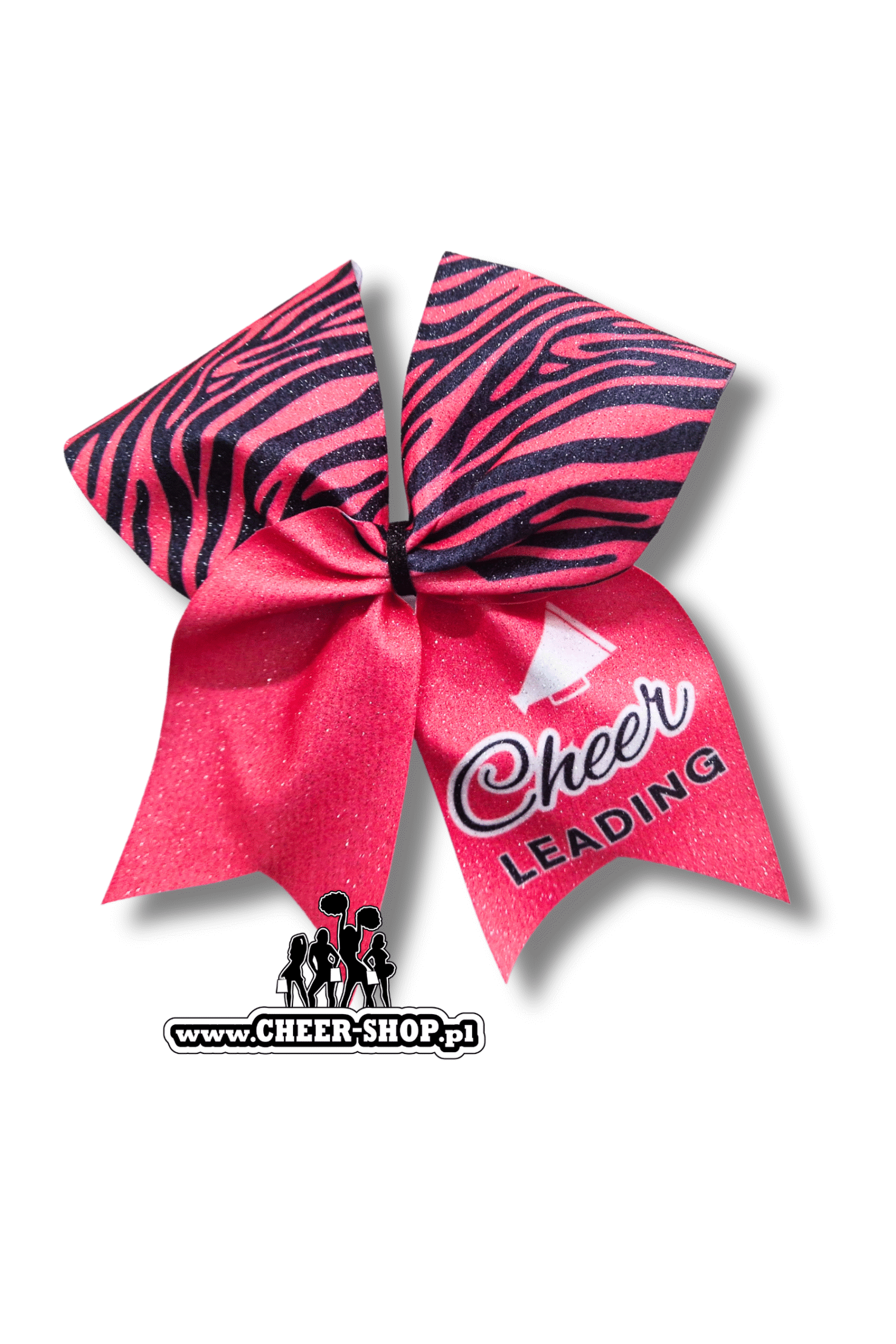 Brokatowa kokarda z twoim nadrukiem, personalizowana kokarda, customized bow, yours bow, cheer bow, bow for cheerleaders, professional bow, profesjonalna kokarda dla cheerleaderek 6