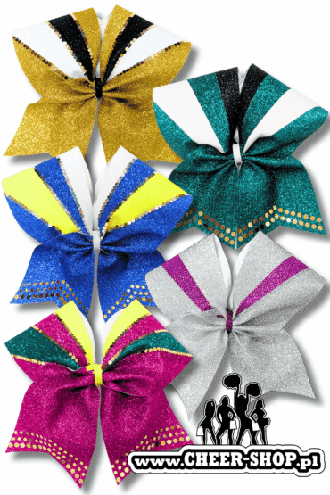 kokardy plotter, kokardy dla cheerleaders