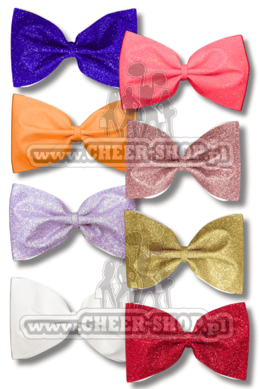Glitter Dance Bows, professional cheer bows, profesjonalne kokardy dla cheerleaderek, kokardki cheerleaders