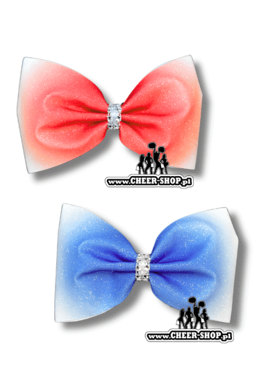 Gradient Lollipop Dance Bows, professional cheer bows, profesjonalne kokardy dla cheerleaderek, kokardki cheerleaders