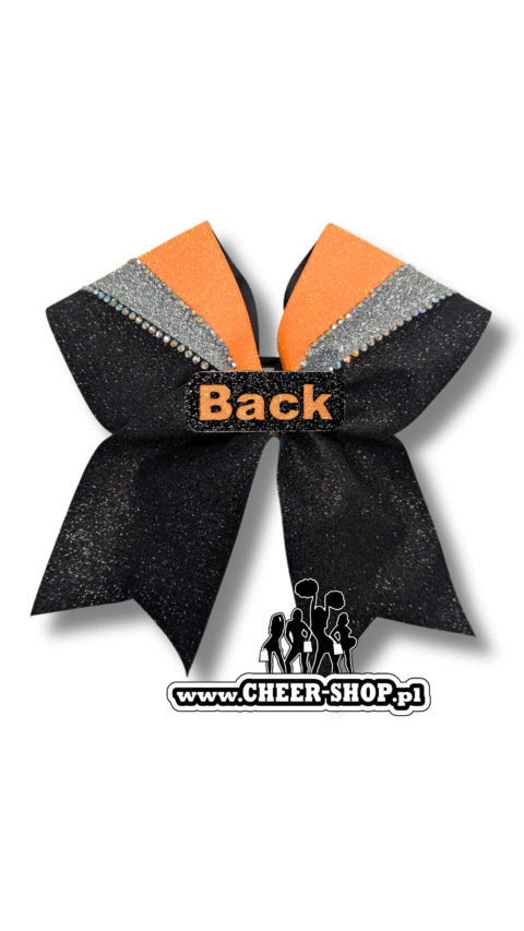 One day offer perfect orange czarno pomarańczowy back