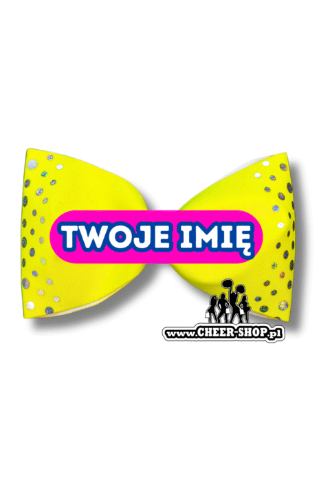 Dottie Dance Bows, kokarda z twoim logiem, your logo, customized bow, kokarda z Twoim imieniem, kokarda z nazwą Twojej drużyny