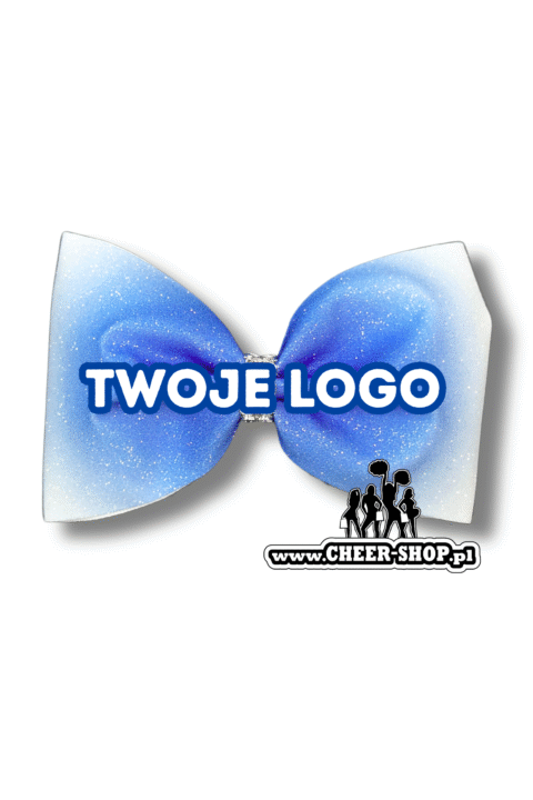 Gradient Lollipop Dance Bows, kokarda z twoim logiem, your logo, customized bow, kokarda z Twoim imieniem, kokarda z nazwą Twojej drużyny
