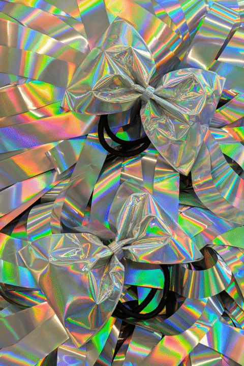 kokarda laserowa, kokarda dla cheerleaders, cheer bow, laser, bow, kokardki dla cheerleaderek