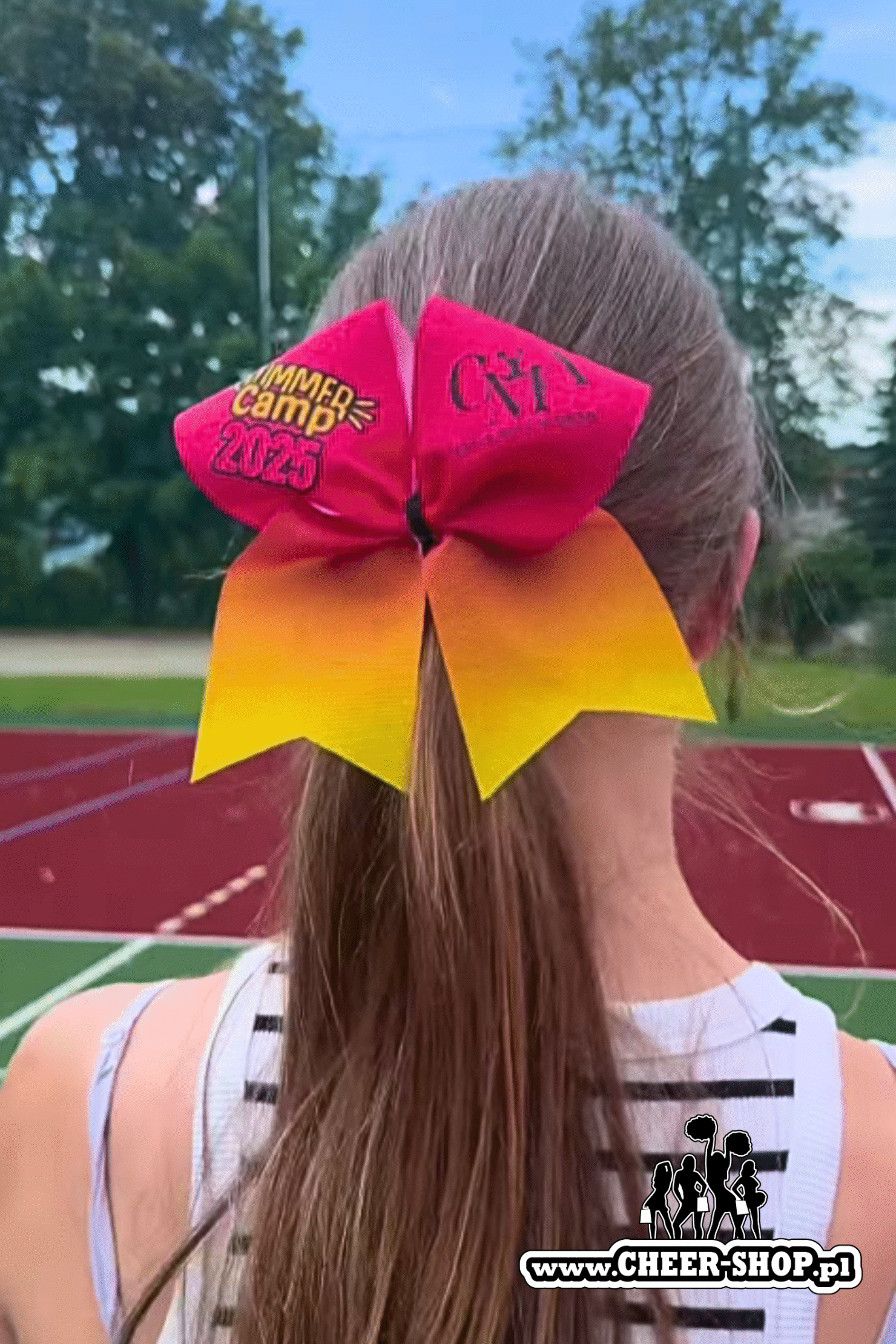 Cheer Move Academy, camp bows, kokardy obozowe, miękkie kokardy, kokardy dla cheerleaderek, cheer bows, summer bows