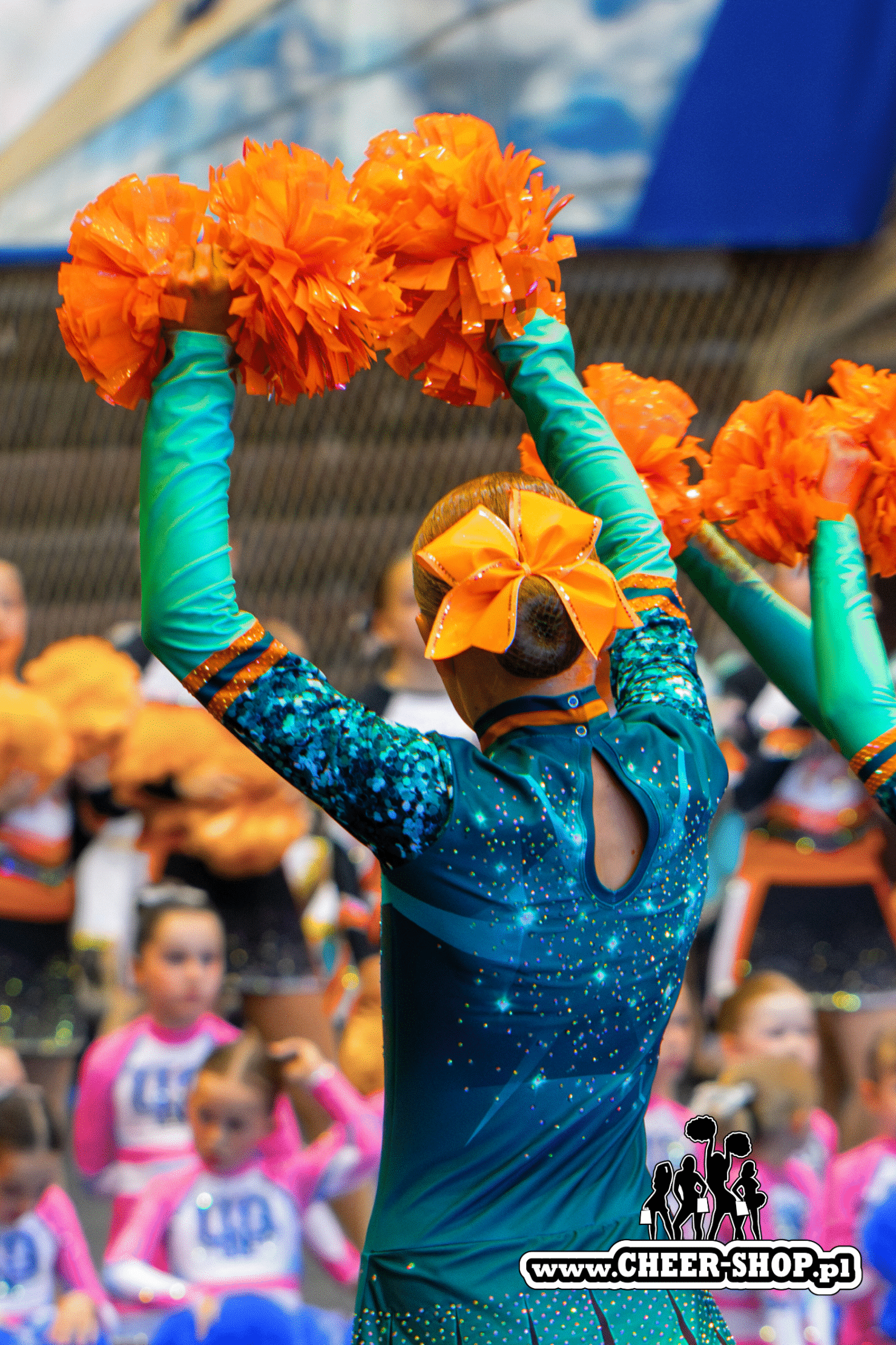 Gimone, kokardy neonowe, kokardy matowe, kokardy star line, kokardy dla cheerleaderek, cheer bow, starline bow, professional bow