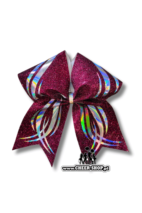 Kokarda Tribal, profesjonalna kokarda dla cheerleaderek, professional bow, cheer bow, kokarda z dżetami, kokarda z cyrkoniami, tribal bow, laser bow