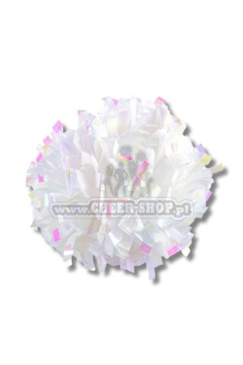 Pompon pearl, white pearl, pompony dla cheerleaders, pompony cheershop
