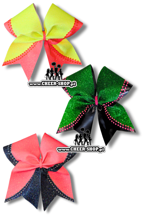 kokarda bow & arrow, cheer bow, kokarda dla cheerleaders, professional bow, profesjonalna kokarda dla cheerleaderek