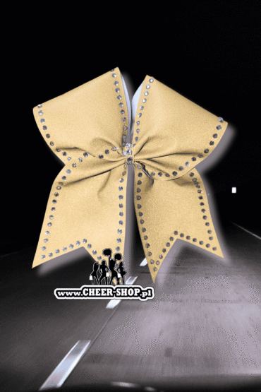 kokarda odblaskowa reflective gold, złoty odblask, bezpieczne wakacje, odblask da dzieci, gold bow, glowing bow, bow with rhinestones