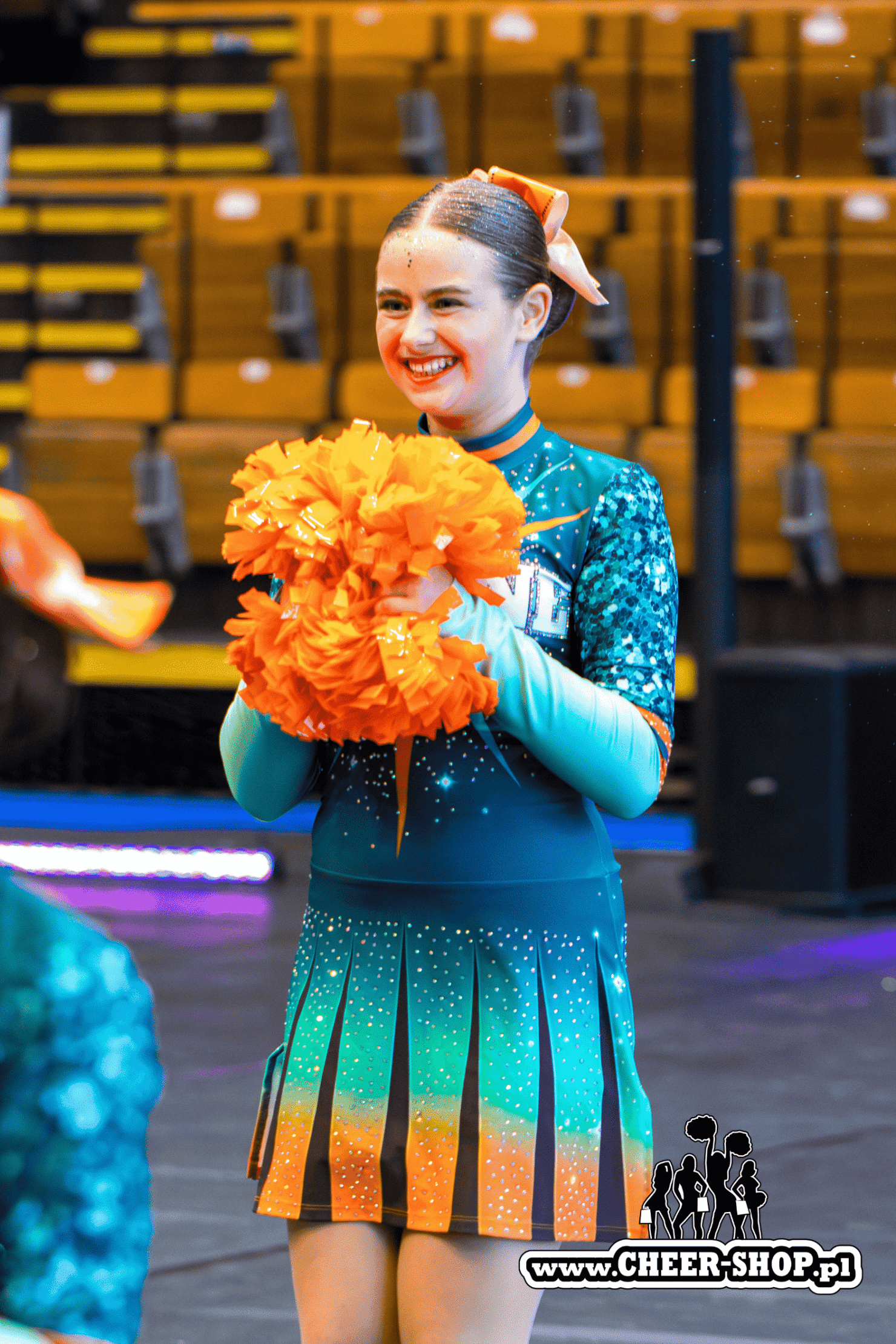 pompony fluo orange gimone