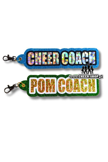giga brelok cheer coach pom coach, duży brelok, brelok do plecaka, breloczek dla trenerki, keychain, brelok dla trenerki, brelok dla trenera cheer coach pom coach
