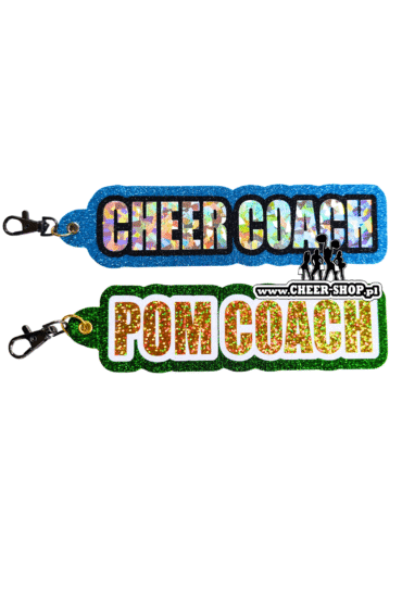giga brelok cheer coach pom coach, duży brelok, brelok do plecaka, breloczek dla trenerki, keychain, brelok dla trenerki, brelok dla trenera cheer coach pom coach