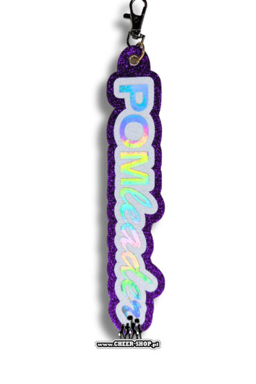 giga brelok pomleader, duży brelok, brelok do plecaka, breloczek dla cheerleaderki, keychain pomleader, brelok laser, brelok dla cheerleaders