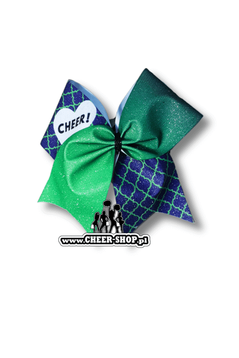 Brokatowa kokarda z twoim nadrukiem, personalizowana kokarda, customized bow, yours bow, cheer bow, bow for cheerleaders, professional bow, profesjonalna kokarda dla cheerleaderek, cheer!